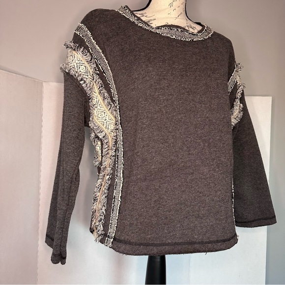 BNCI | Womens Navajo Gray Pullover Sweater - Poncho Inspo | Size Small - Picture 9 of 15